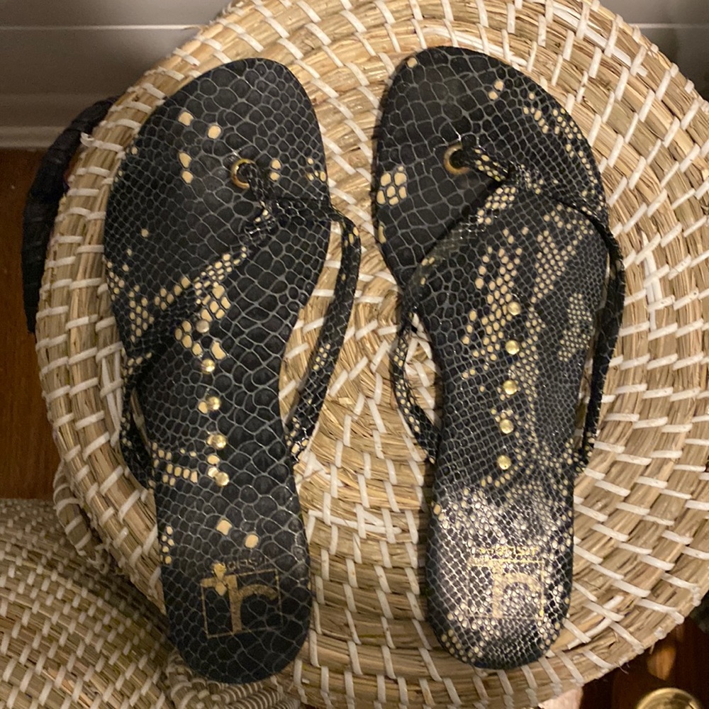 J/Slides Snake Skin Sandals
